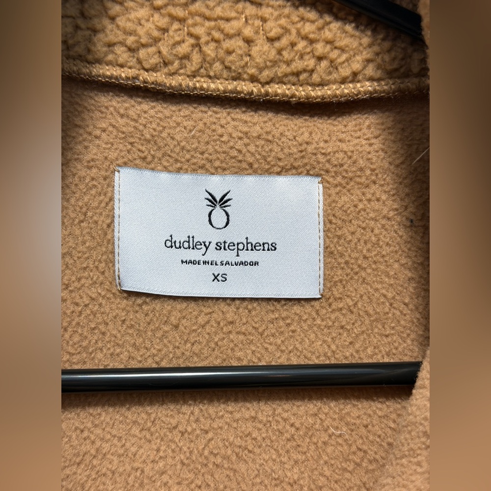 Dudley Stephens Brown Sherpa Fleece Pullover Size XS - Picture 5 of 10